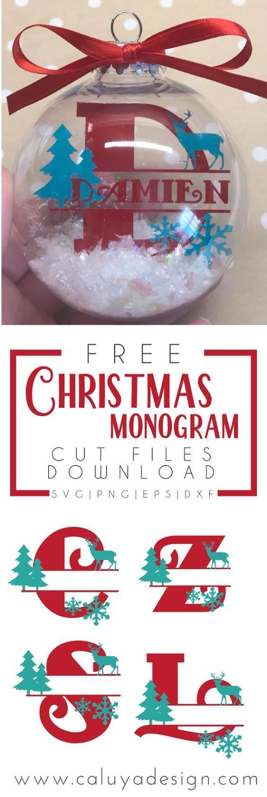 Download Free Svgs For Christmas Ornaments