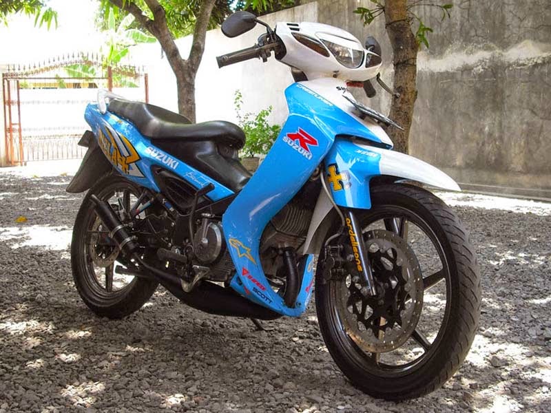  Modifikasi Motor Suzuki Satria 2 Tak Keren Terbaru Otomotiva