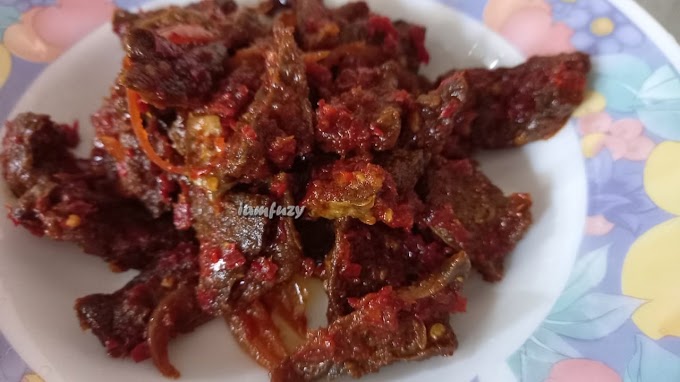 Resepi Paru Sambal Mudah Dan Sedap