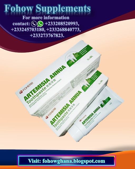 Health benefits of Fohow  Foherb Artemisia Annua Toothpaste and prices in Ghana Accra Kumasi