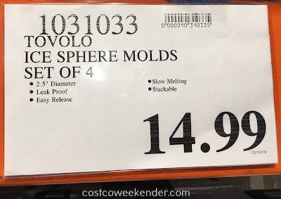 Deal for Tovolo Sphere Ice Molds (set of 4) at Costco