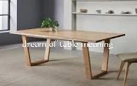Recent,T,Table  in dream meaning,