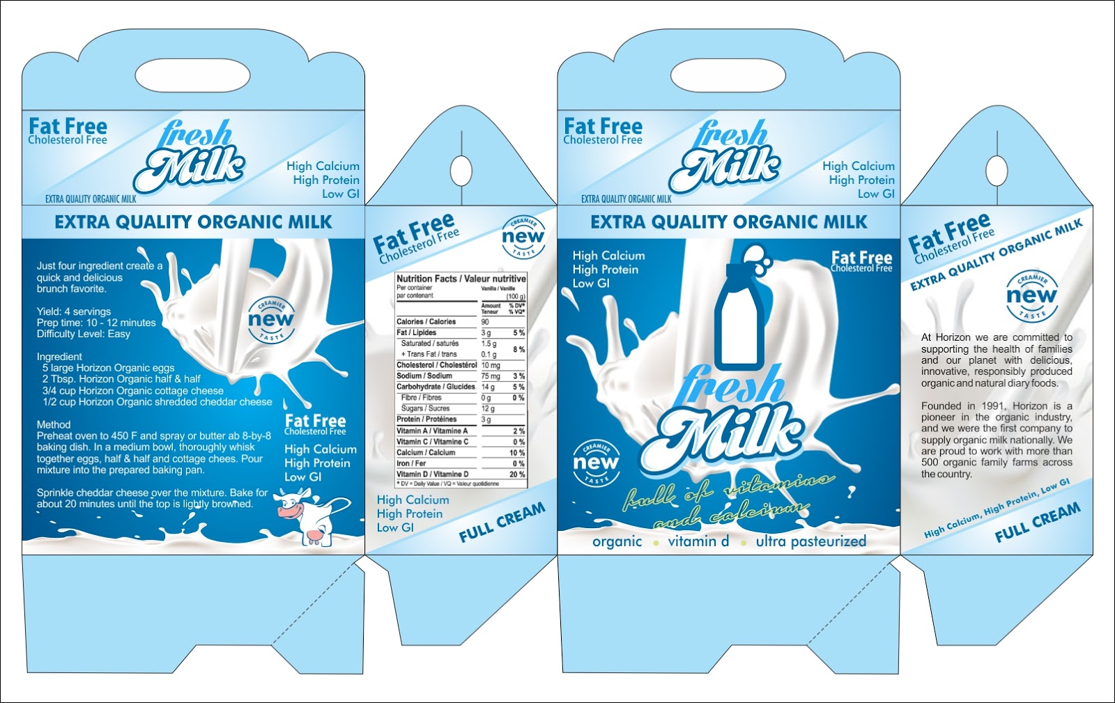 Milk Packaging Mockup 2