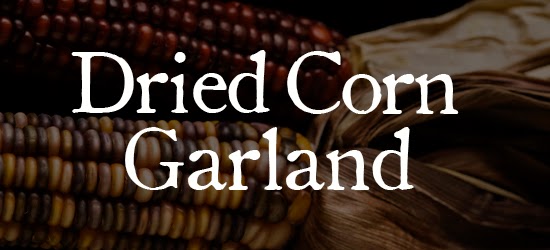 Dried Corn Garland