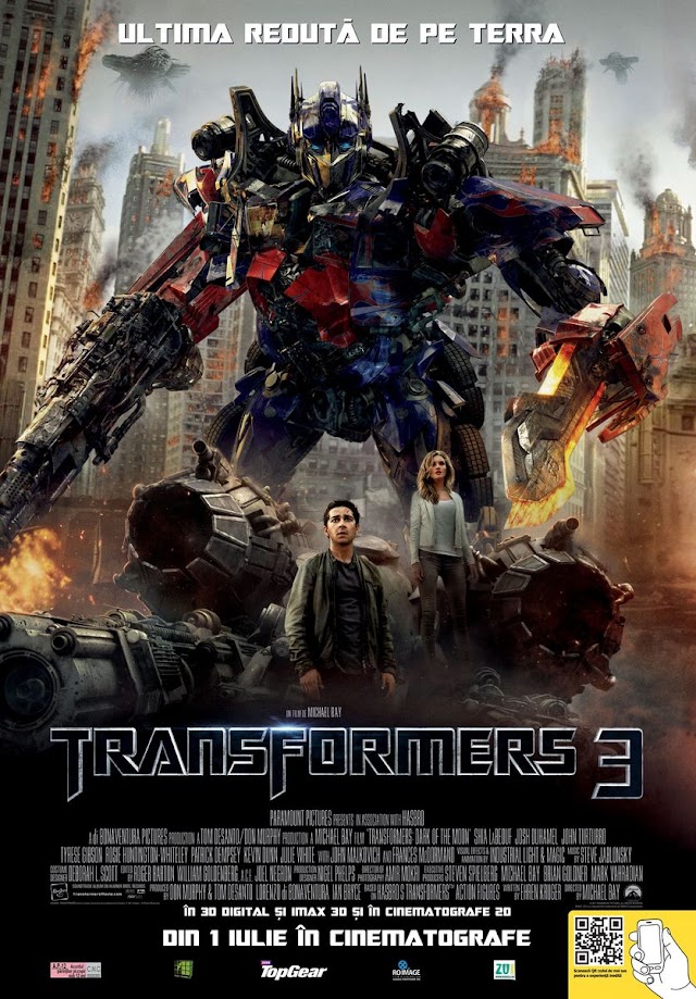 Transformers 3: Partea întunecată a Lunii (Film acțiune sf 2011) Transformers 3: Dark of the Moon Trailer și detalii