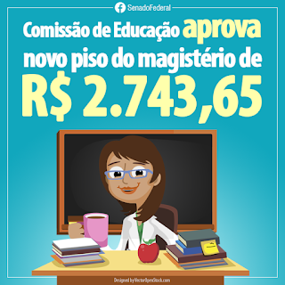 Resultado de imagem para piso salarial dos professores 2018