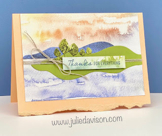 5 Stampin' Up! On the Horizon Suite Projects + Sunday Stamping Video ~ www.juliedavison.com #stampinup