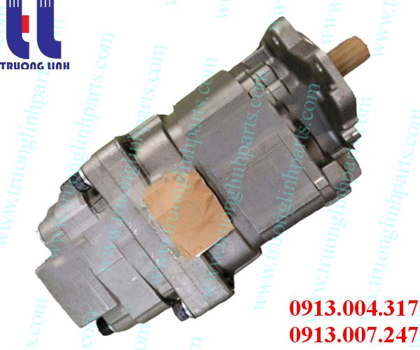 Phụ tùng máy ủi - Bơm bánh răng thủy lực máy ủi Komatsu D155A-6, P/n 705-52-30A00