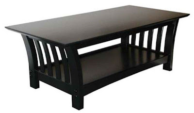 Conventional Black Coffee Table