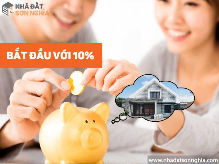 Bắt đầu với 10% tháng lương