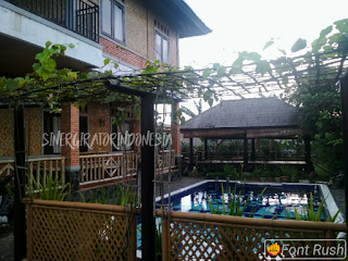 villa bogor sukabumi kolam renang