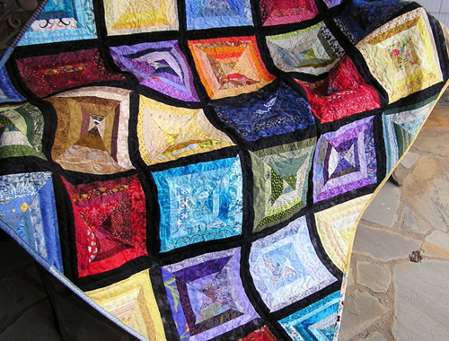 String Quilt Faceted Jewels - Tutorial