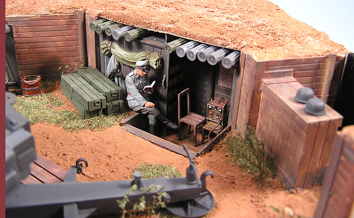 Houston Armor Club (HAC): COMPLETED - 105mm Flak Diorama