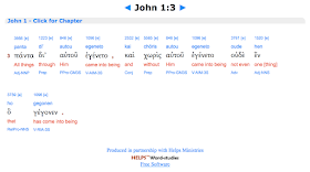 DID GOD CREATE All things through (him), Jesus John 1:3?