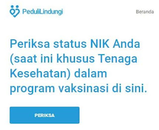 cara mengecek penerima vaksin