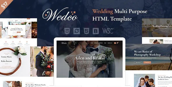 Best Wedding HTML Template