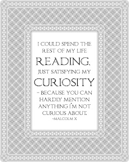 Malcolm X quote about reading- Printable