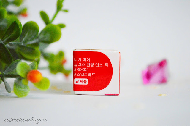 Etude House Dear My Glass Tinting Lips Talk RD302 + Case No.9 Review