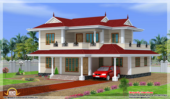 Two Floor House Design In India June 2012 Kerala Home Design And Floor Plans