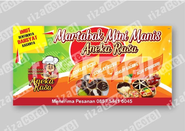 Baliho Spanduk Martabak Mini CDR