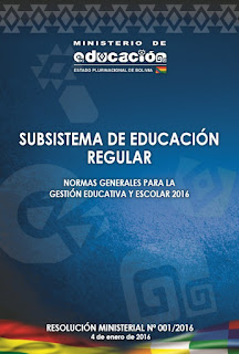  RESOLUCION MINISTERIAL Nº 001/2016