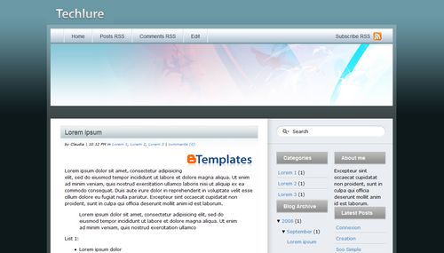 Free Blogger Templates: 7 Beautiful Web 2.0 templates