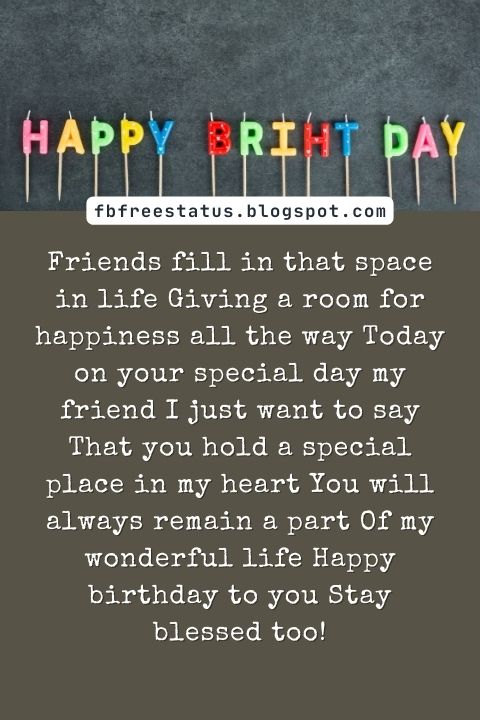 Birthday Wishes For Friends