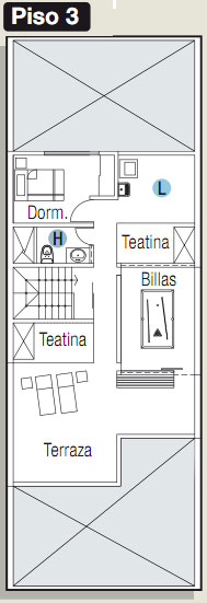 PLANOS PARA CASA EN 160m2 Y 3 NIVELES via www.planosdecasas.blogspot.com