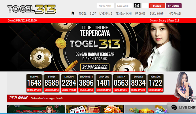 SITUS TOGEL313 - BANDAR TOGEL ONLINE TERPERCAYA