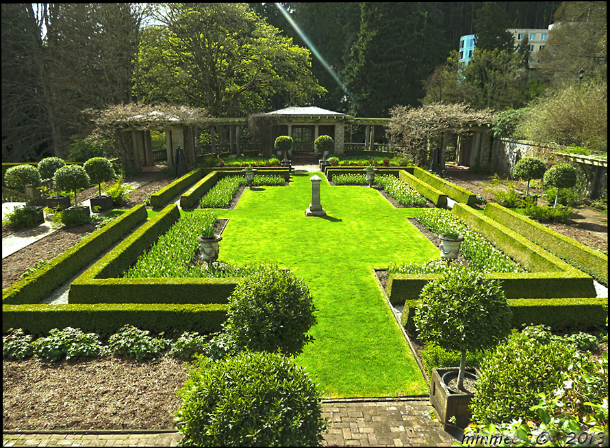 My Garden Italian Garden At Hatley Castle - 