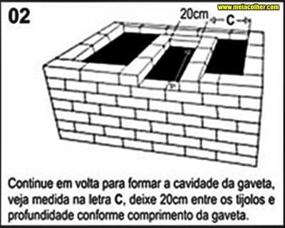 tijolos churrasqueira