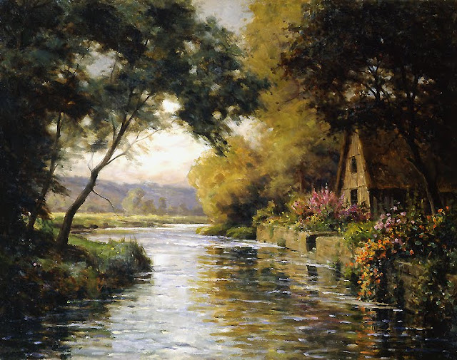 Landscape Painting by American Artist Louis Aston Knight