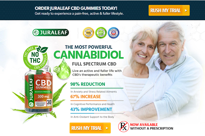 JuraLeaf CBD Gummies USA : Where To Buy?| Side Effects, 100% Pain & Stress Relief, Read USA 2022 Update!