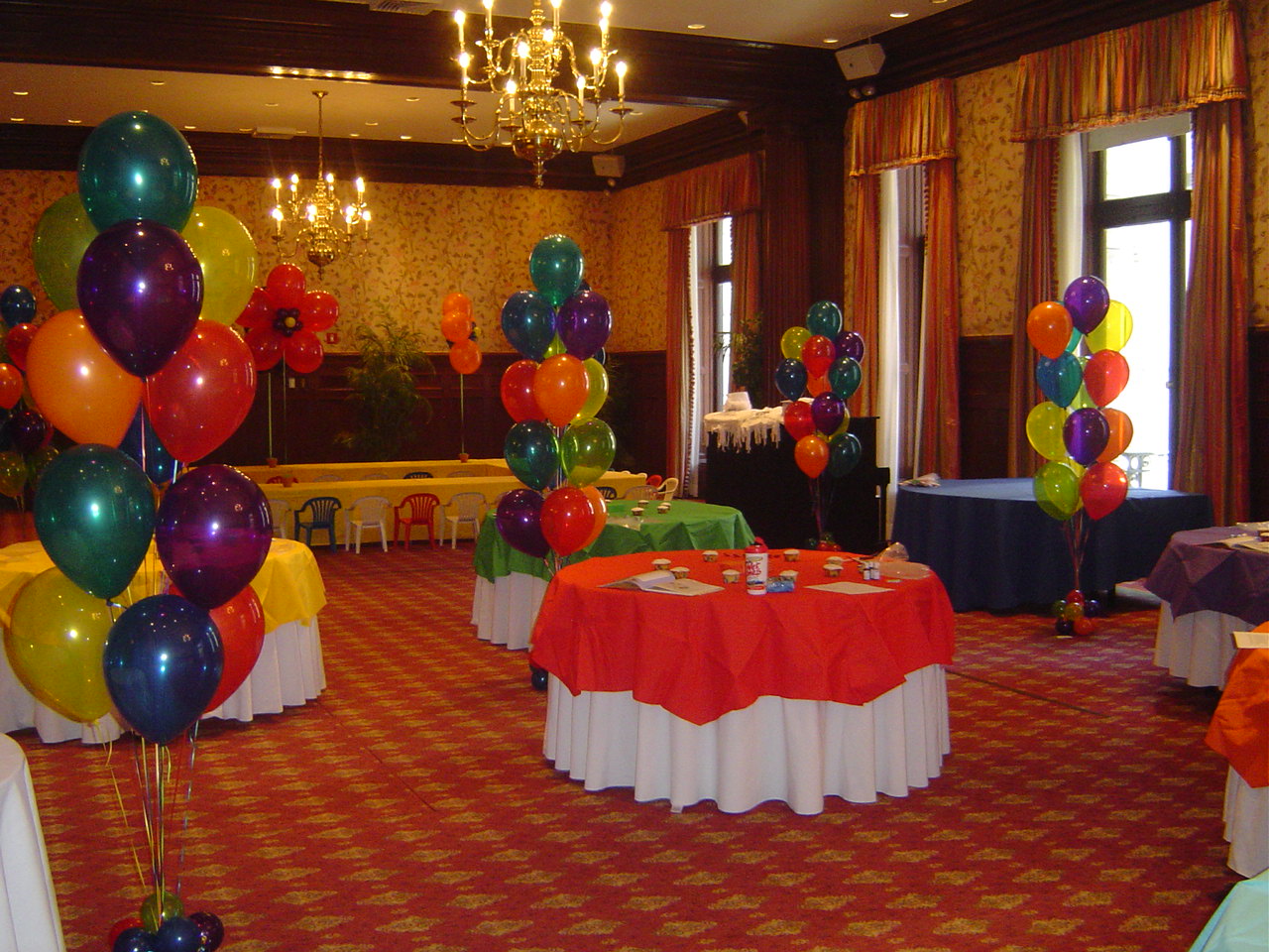 The Party  Times Decorate a Cake with Rainbow Colors