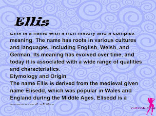 meaning of the name "Ellis"