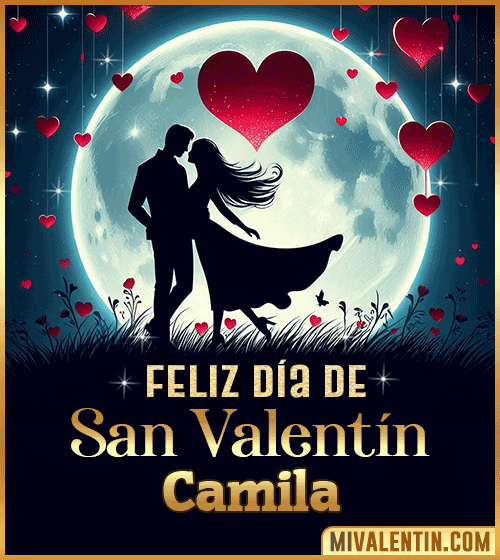 Feliz día de San Valentin Camila