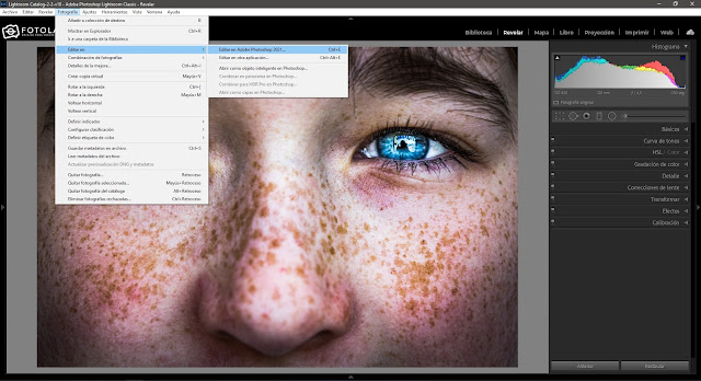 Editar en Photoshop desde Lightroom