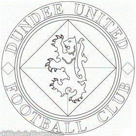 Download Emblem of Dundee United FC Coloring