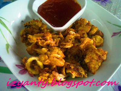 IzyantyPersonalTaste: Resepi : sotong goreng tepung crunchy