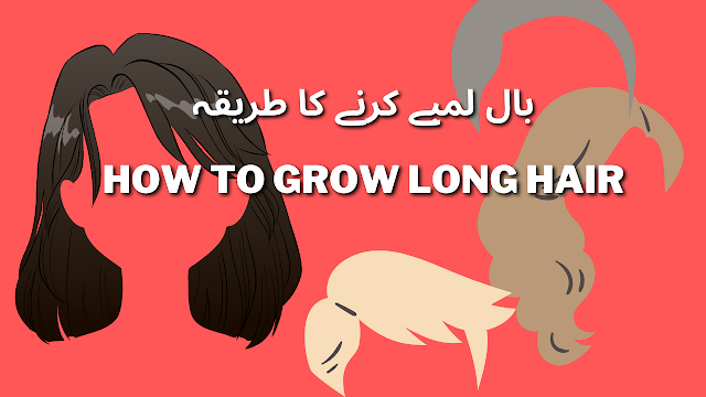 How to grow long hair بال لمبے کرنے کا طریقہ