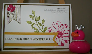 Stampin' Up! Made by Susan Merrey Independent Stampin' Up! Demonstrator, Craftyduckydoodah!, Choose Happiness, July 2015, 