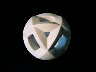 Abstract Marble Sculpture by Kiwame Kubo