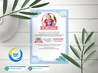 Download Template Undangan Aqiqah Format CorelDRAW