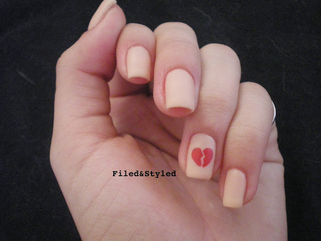 Broken Heart Nails