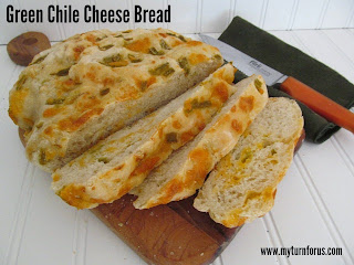 Green Chile Cheese Bread from My Turn for us