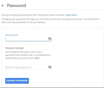 كيفية تغيير كلمة مرور Gmail الخاصة بك