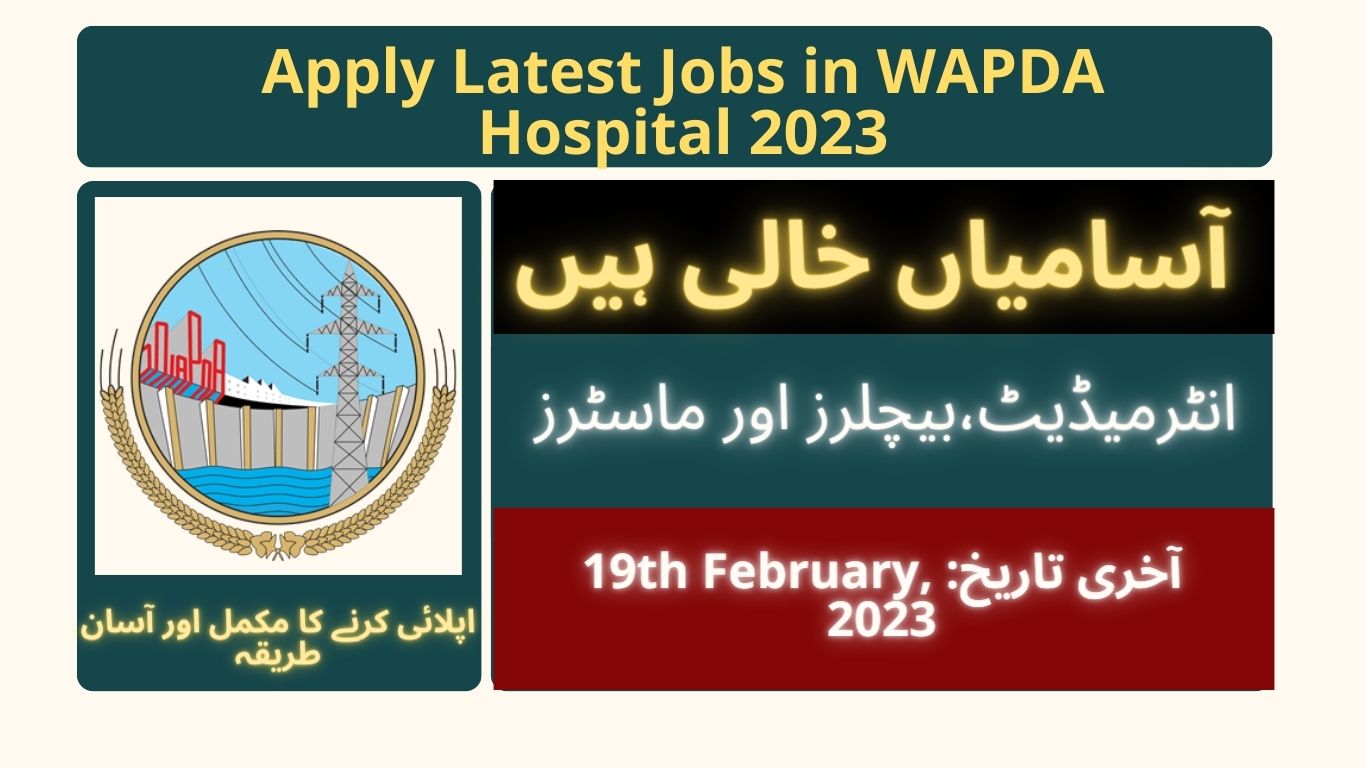 wapda jobs online apply