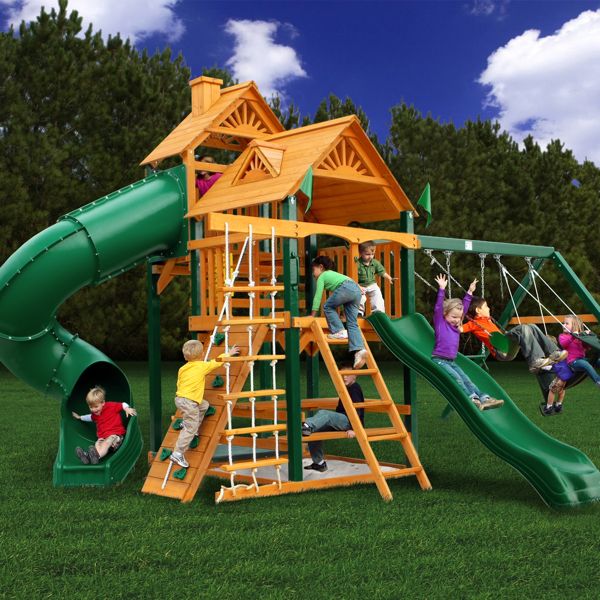 wood playground equipment residential
