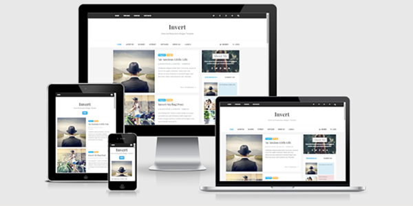 Invert Responsive and SEO Friendly Blogger Template