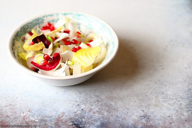 Insalata invernale con salsa al gorgonzola